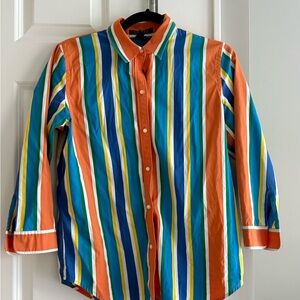 Ralph Lauren Colorful Striped Shirt Women’s M